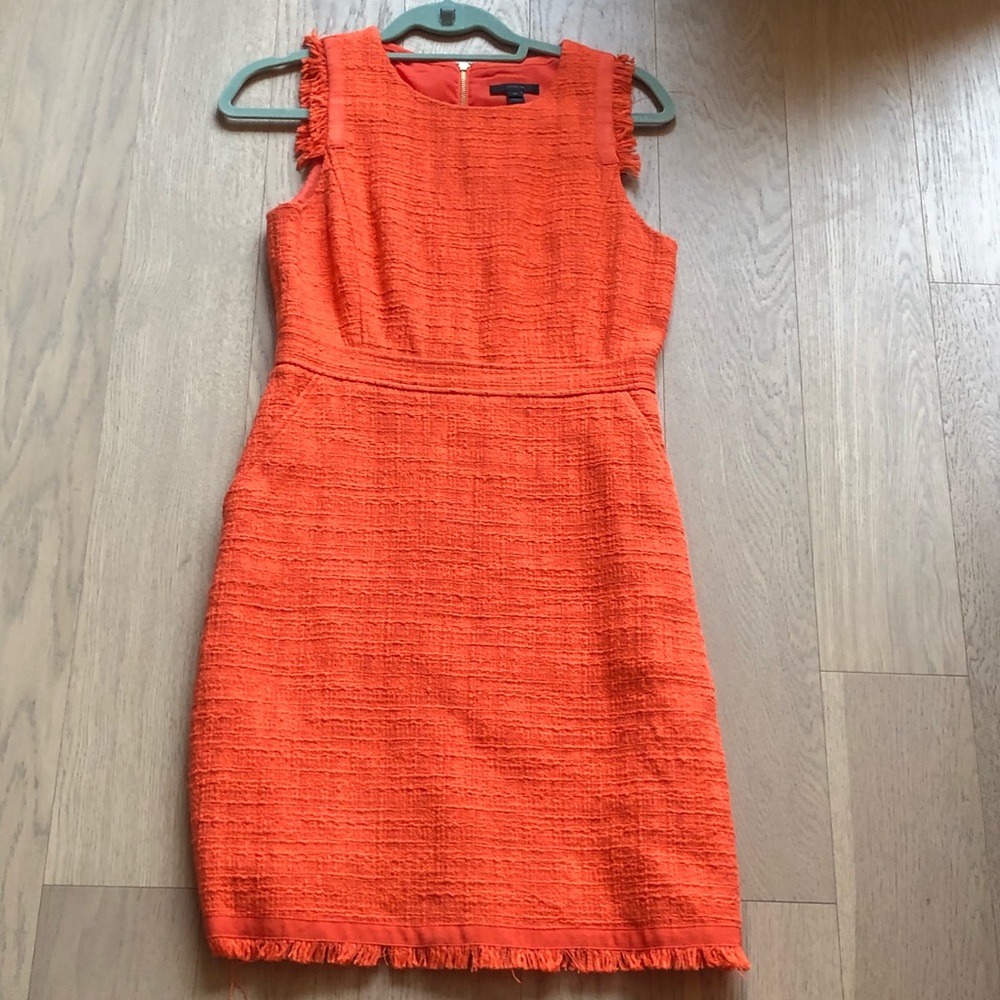 J.Crew orange dress